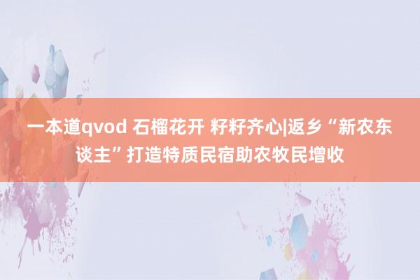 一本道qvod 石榴花开 籽籽齐心|返乡“新农东谈主”打造特质民宿助农牧民增收