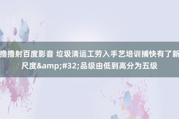 撸撸射百度影音 垃圾清运工劳入手艺培训捕快有了新尺度&#32;品级由低到高分为五级