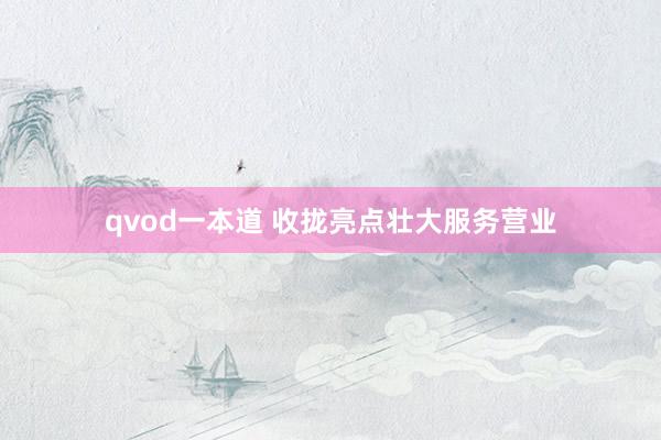 qvod一本道 收拢亮点壮大服务营业