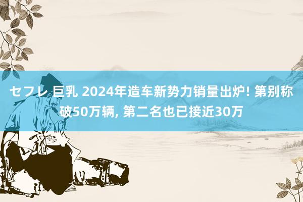 セフレ 巨乳 2024年造车新势力销量出炉! 第别称破50万辆， 第二名也已接近30万