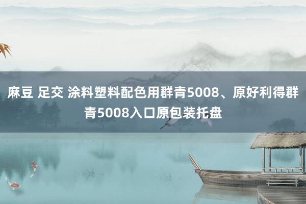 麻豆 足交 涂料塑料配色用群青5008、原好利得群青5008入口原包装托盘